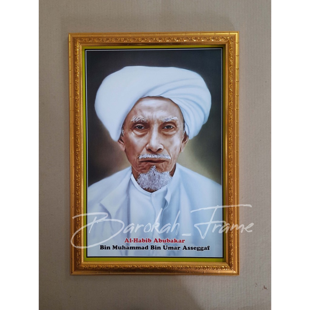 foto habib bingkai pigura foto habib dan ulama Habib Abubakar Assegaf A3+