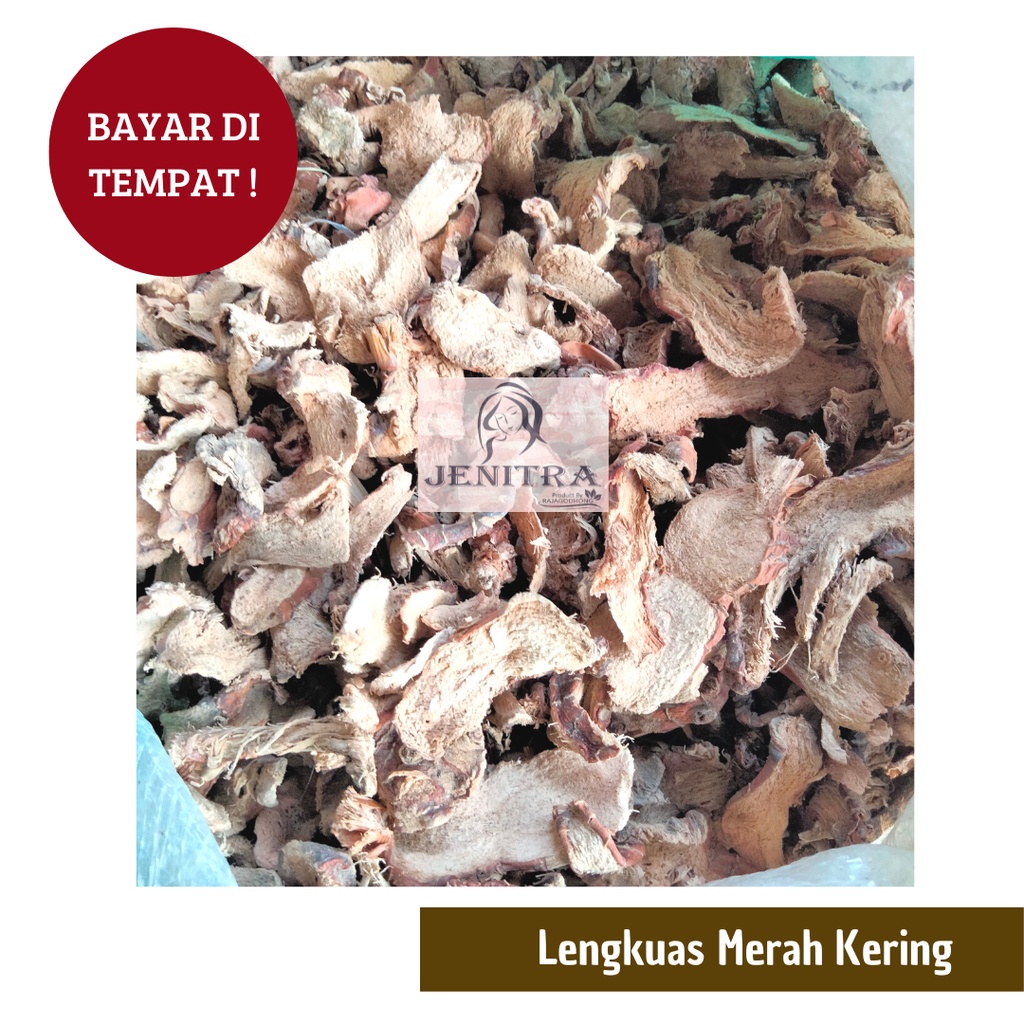 Lengkuas merah (Laos Merah) kering 1 kg - Bisa COD Bayar di Tempat