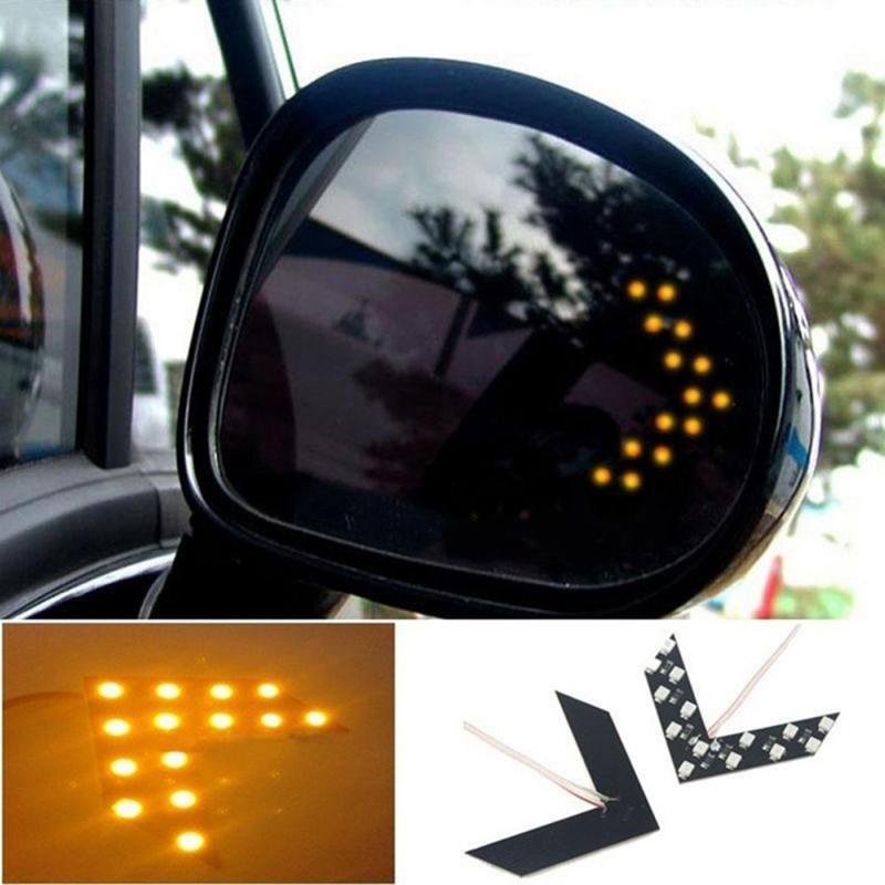 Panel Panah 14smd LED Untuk Lampu Sein Spion Mobil DC 12V