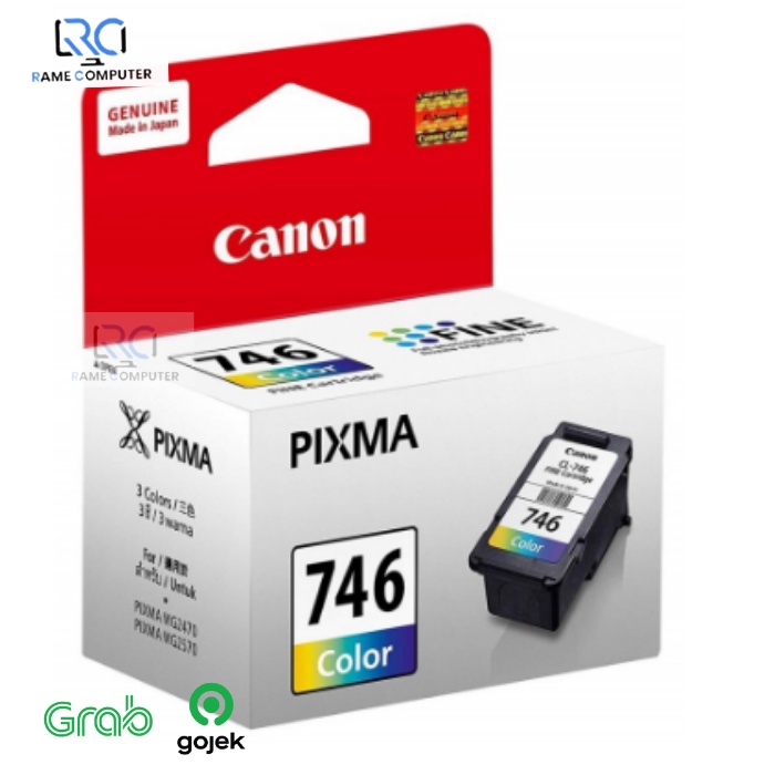 Canon Tinta Katrik / Ink Cartridge 745s / 745  / Hitam / 746s / 746 / Warna