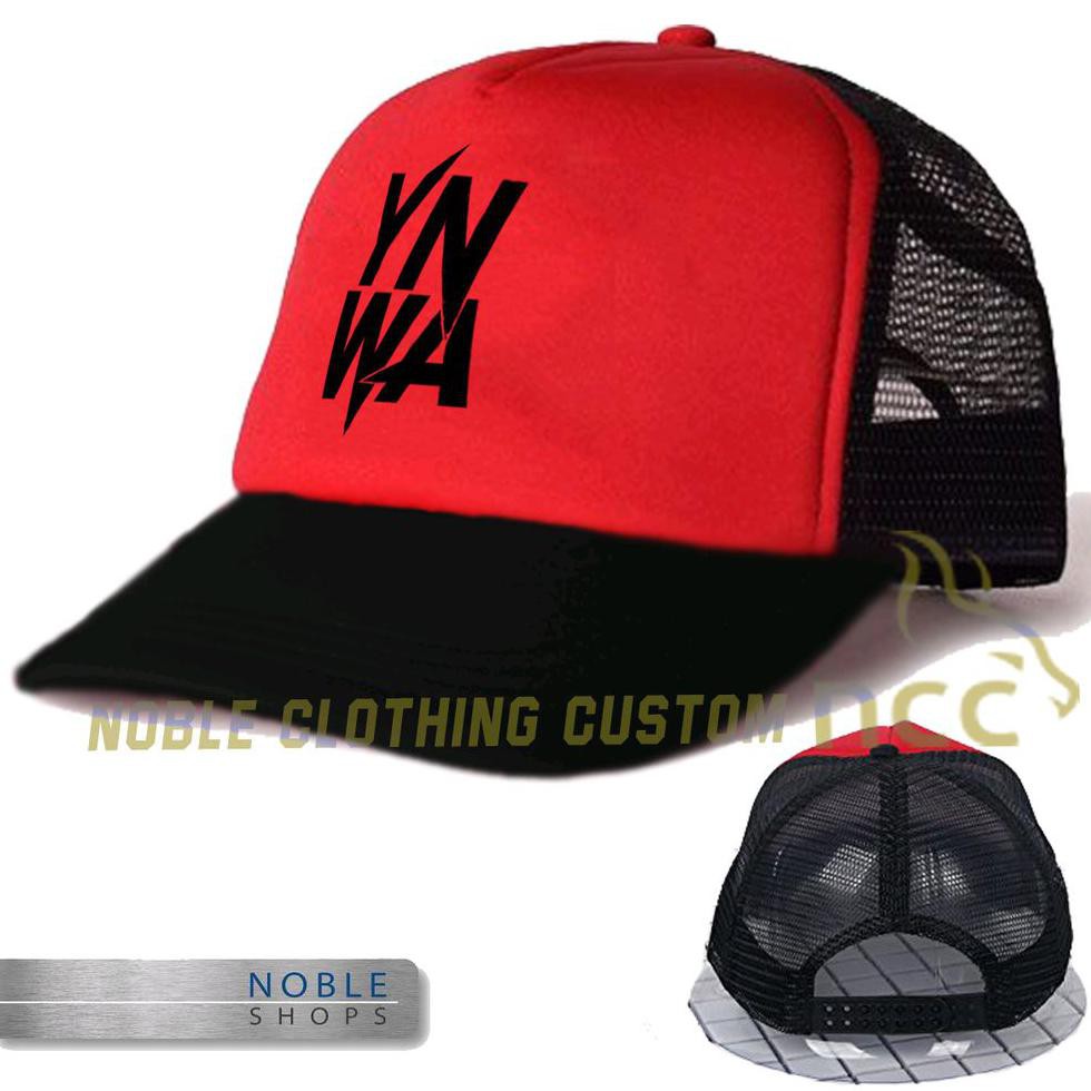 TOPI JARING TRUCKER HAT BIG REDS LIVERPOOL FC THE RED YNWA SIMBOL IKON LOGO CUSTOM AA0003 CUSTOM NCC