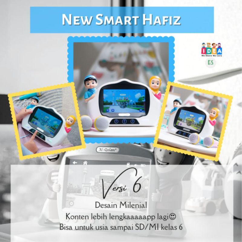 Mainan Anak New Smart Hafiz Versi 6 Terbaru Garansi Resmi Al Qolam (Promo)