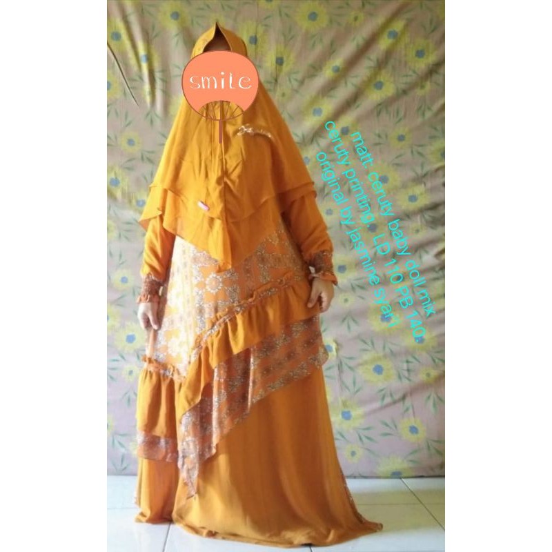 Gamis brand jasmine syar'i