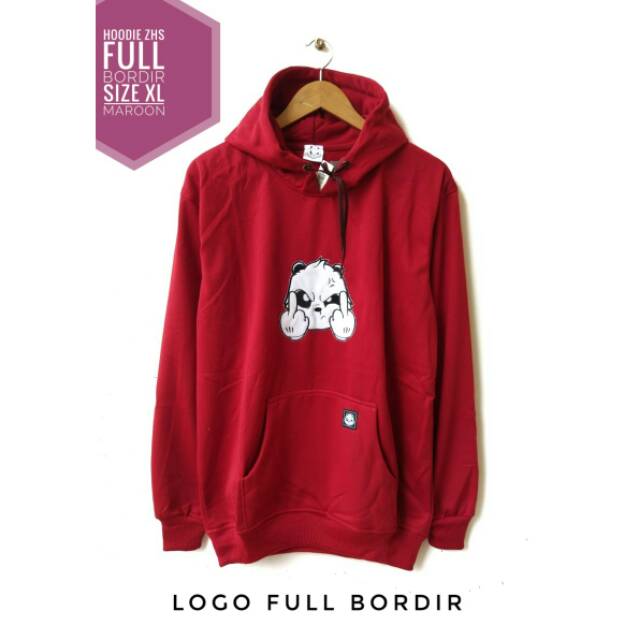 Hoodie Panda Zero Heroes Fuck L, XL