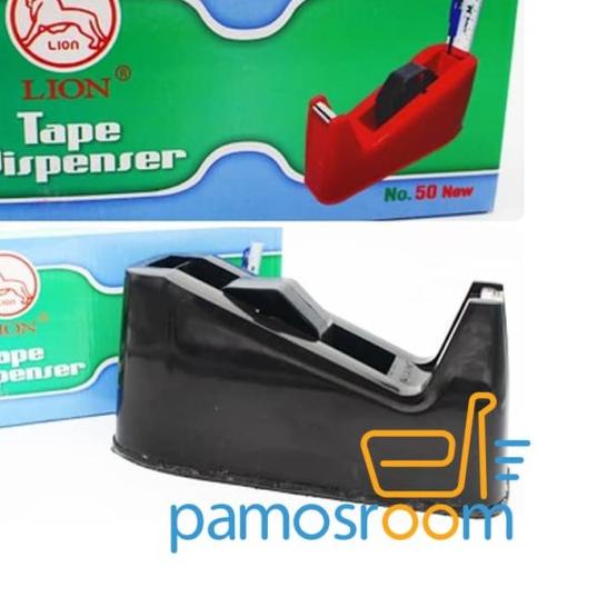 

☏ TAPE DISPENSER LION NO 50 NEW 1 INC / TEMPAT ISOLASI SOLATIP CUTTER ♦