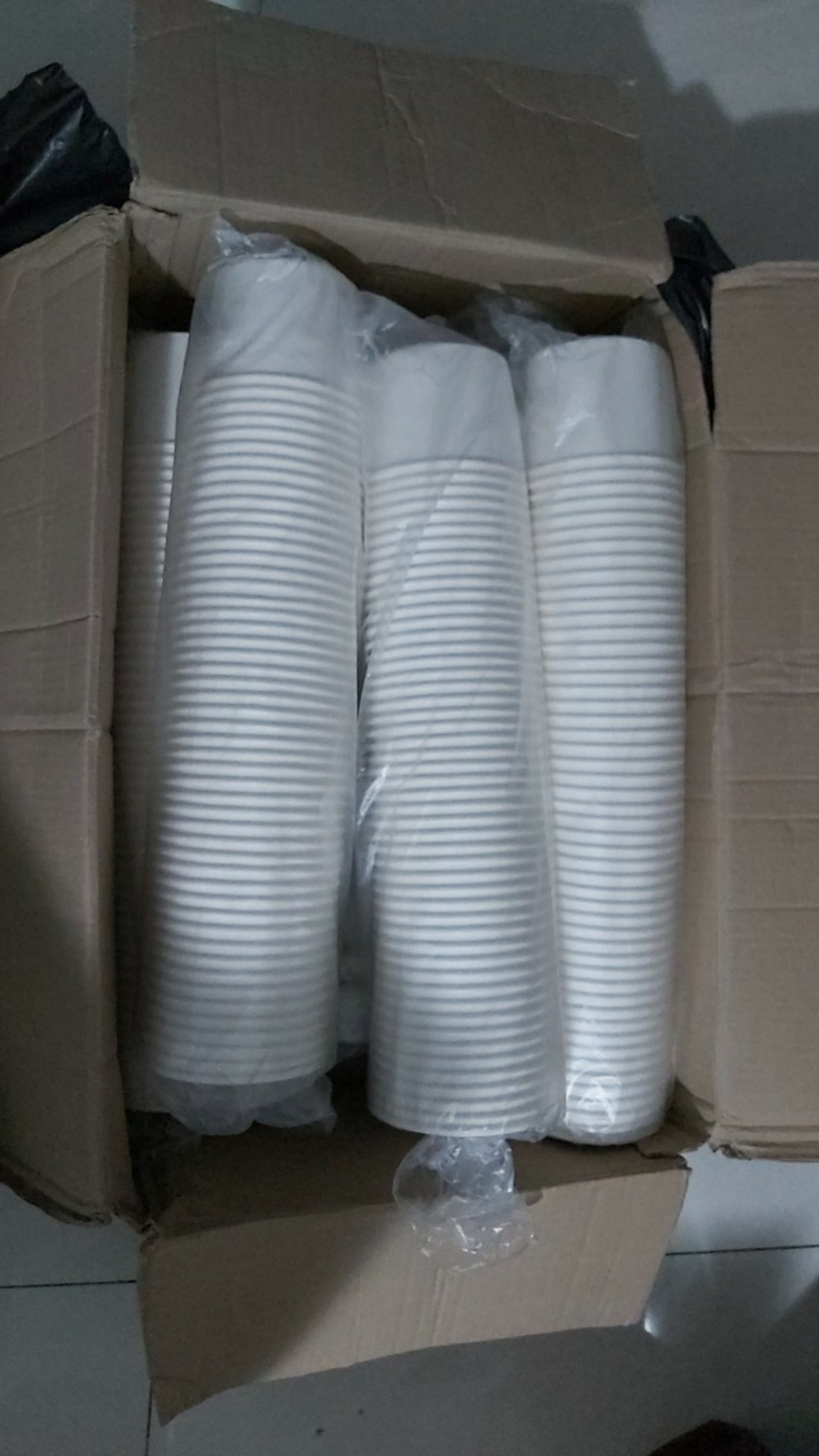 50pcs - 17oz 500ml Paper Soup, Paper Bowl, Mangkok Kertas, Rice Bowl Mangkok Soup