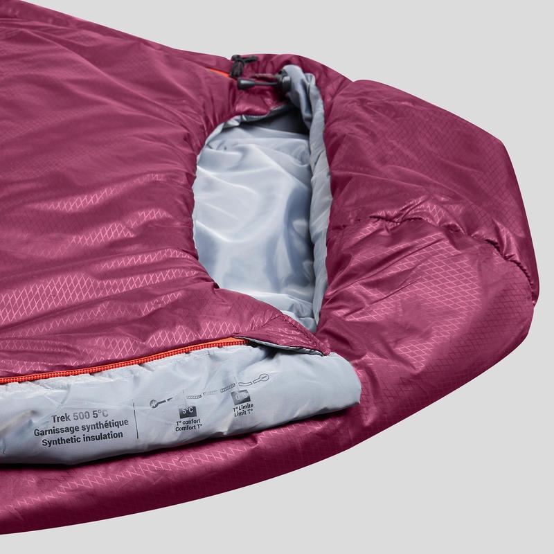 FORCLAZ TREK 500 Kantong Tidur Sleeping Bag Mummy 5°C Trekking Camping