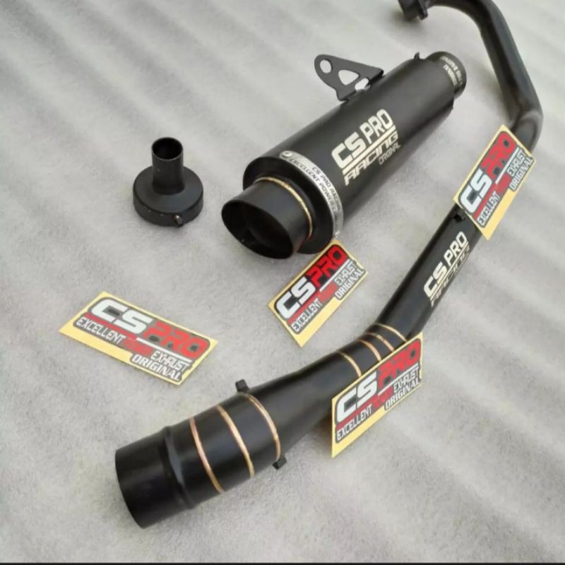KNALPOT RACING CS PRO ORIGINAL KNALPOT JUPITER MX KING VIXION OLD NEW CBR 150R CB150R SATRIAFU SONIC