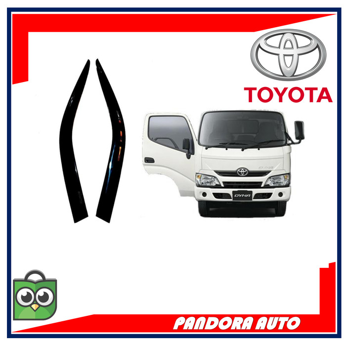 TALANG AIR MOBIL TOYOTA DYNA 2 PINTU MODEL SLIM BAHAN AKRILIK HITAM