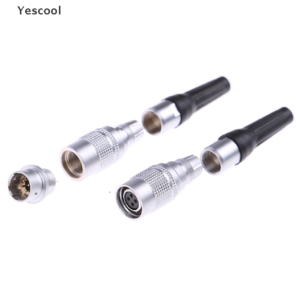 Yescool 1 Set Konektor sensor Sirkular YC8 mini Model push pull self lock