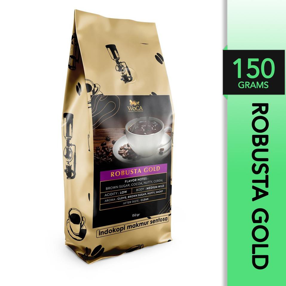 

[Terhebat se-RI] WoCA Kopi Robusta Gold 150 gram