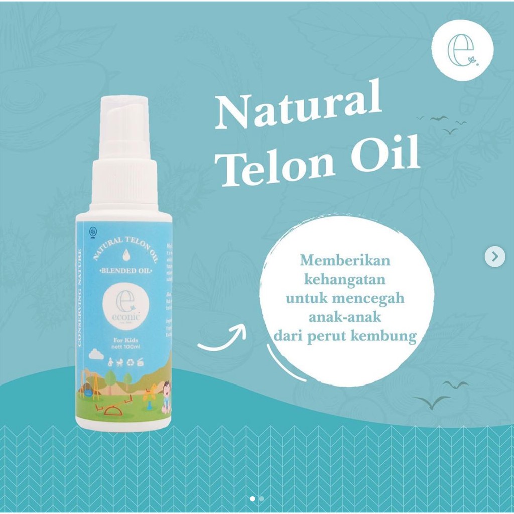 Natural Telon Oil 100 mL Minyak Telon Bayi Untuk Pijat Menghangatkan