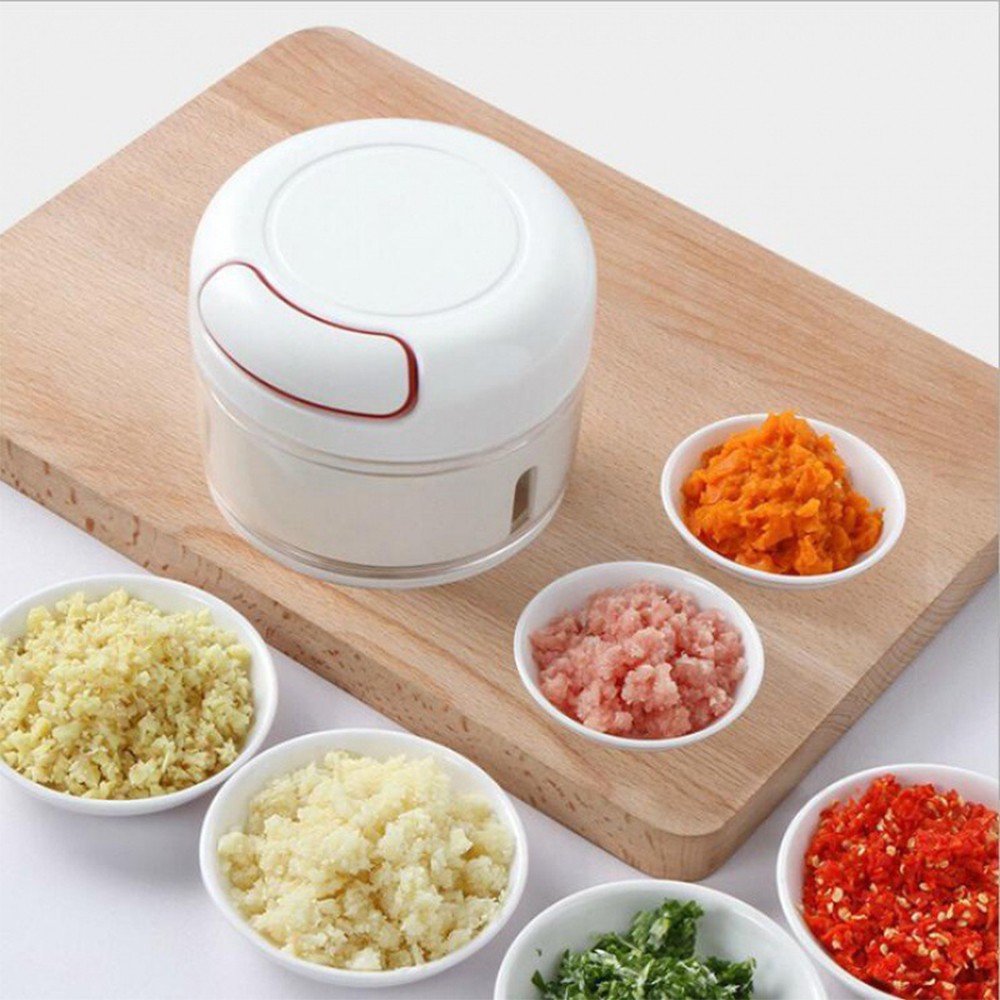 HOVELSHOP Penggiling Daging Mini Blender Tarik Tangan Manual Daging &amp; Bumbu Dapur