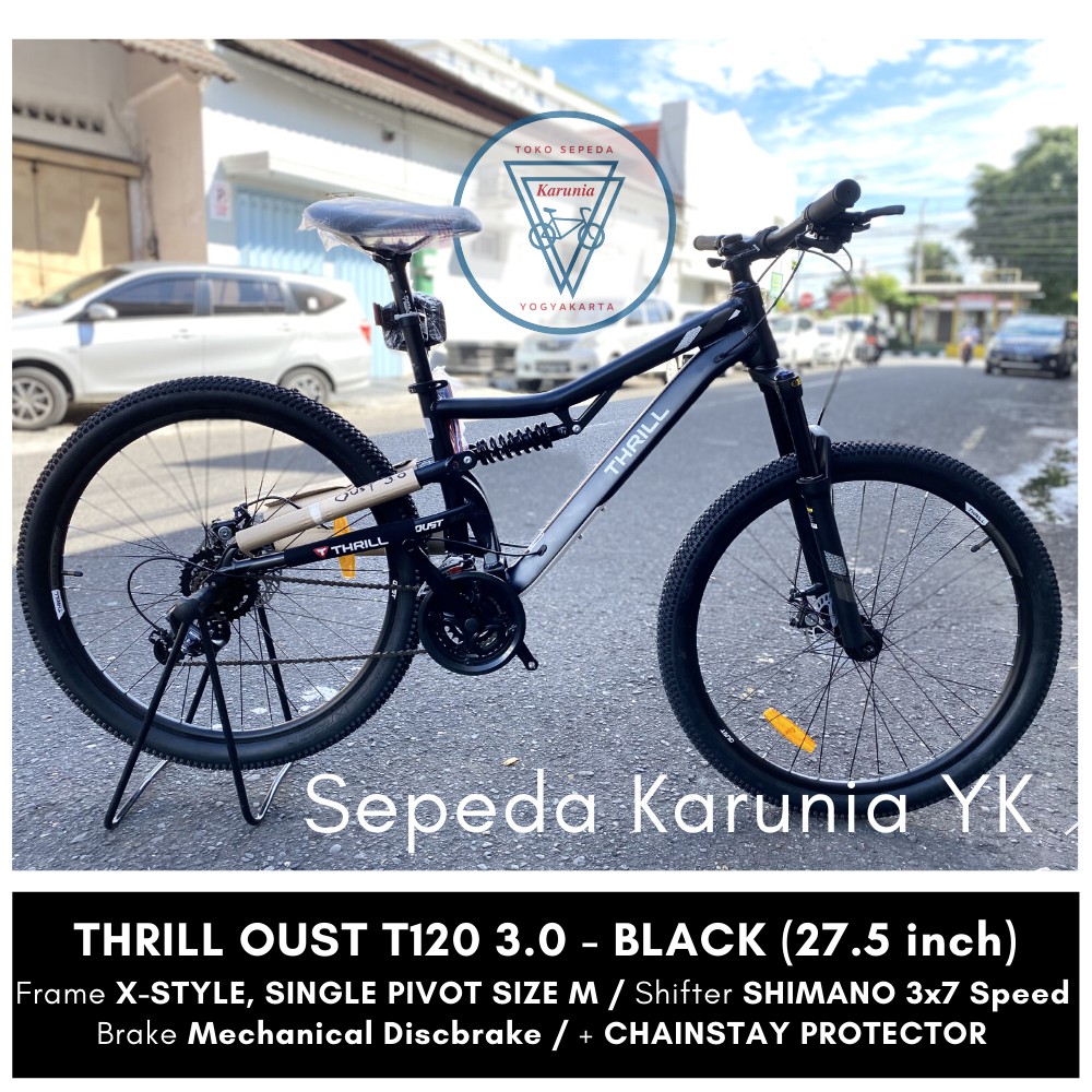MTB 27.5 Thrill Oust 3 - Sepeda Gunung Oust 3.0 - 7 Speed Alloy