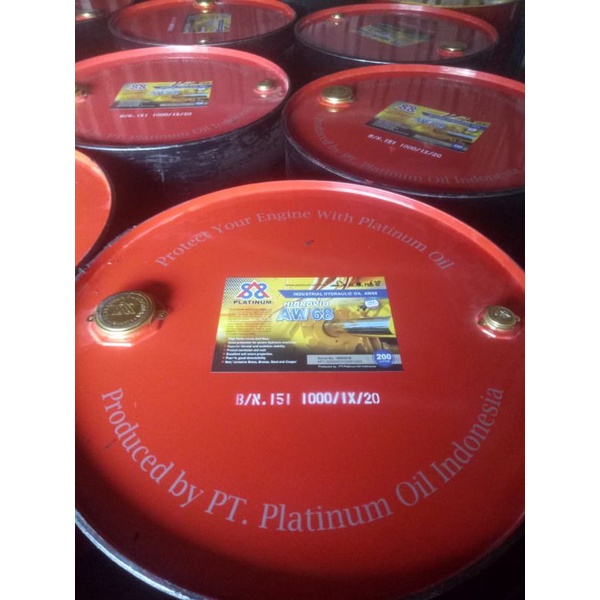Oli Hidrolik AW 68, PLATINUM HIDROVIO AW 68