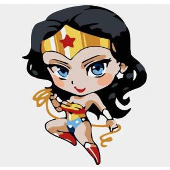 

Kanvas | Set Kit Kanvas Lukis Anak 20X20 Cm Canvas Painting Princess By Number