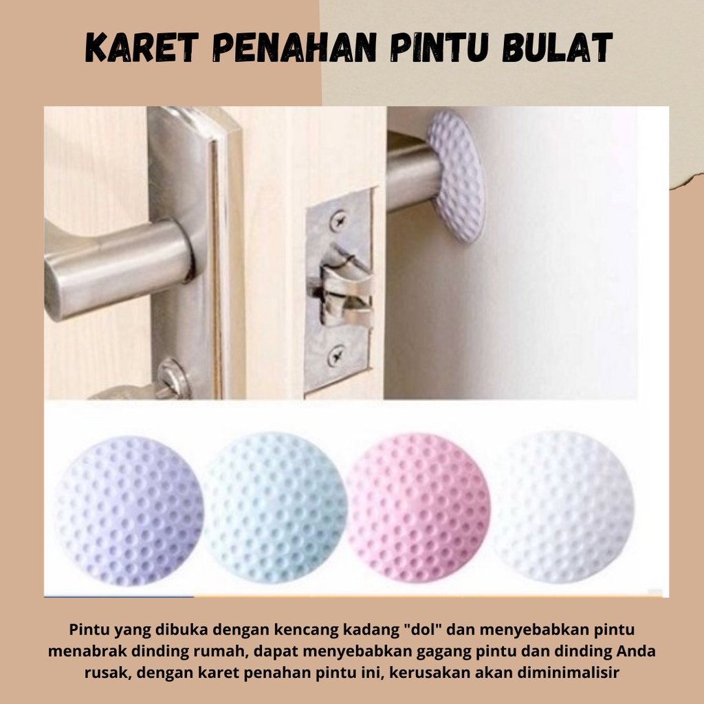 TERLARIS!!! Karet Penahan Pintu Rumah Model Bola Golf