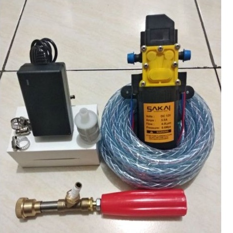 1 Set Alat cuci steam DC steam motor mobil Portable