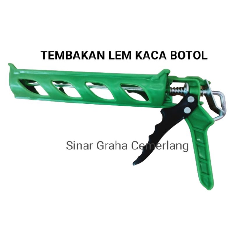 

Tembakan press lem kaca botol