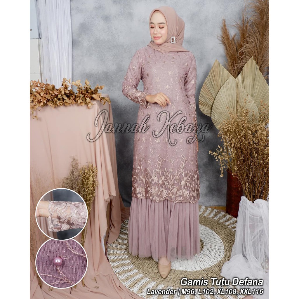 PROMO LONG GAMIS TUTU TULLE MUTIARA BORDIR / LONG GAMIS TULLE MUTIARA PESTA / GAMIS PESTA