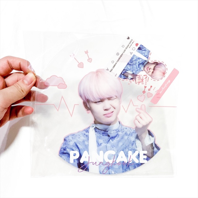 [ READY‼️ ] bts fansite goods jimin transparent fan