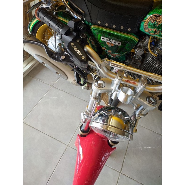 SHOCK SKOK DEPAN NINJA GORILLA SATU SET SUDAH PNP CB GL MEGAPRO TIGER