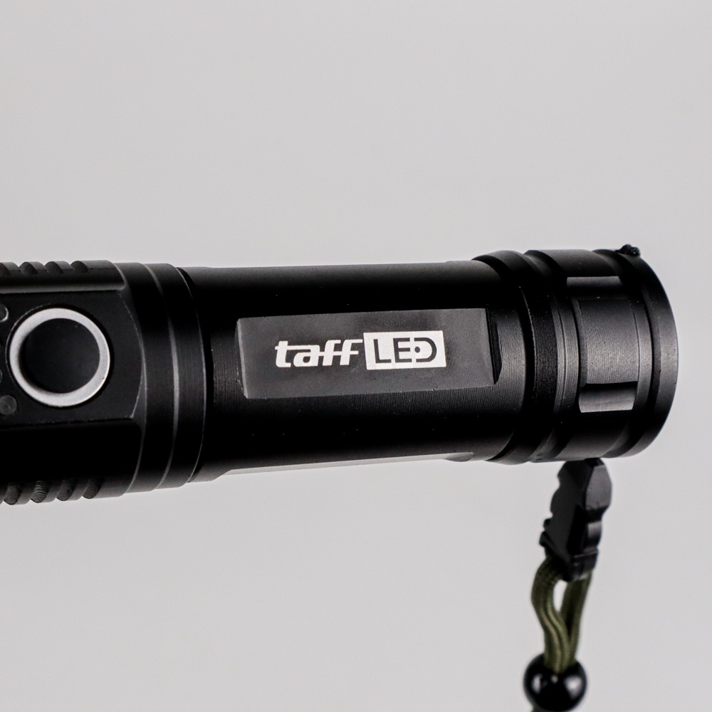 G5U Taffled Senter Led Long Range Zoom Usb Rechargeable P50 - Tg-s191 - Black Or-i