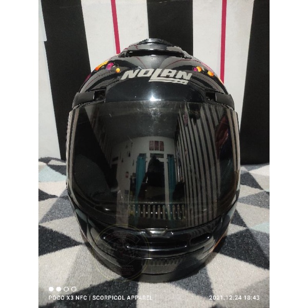 Helm Full Face Vintage Nolan N37 TroyLee Design not arai shoei agv kyt njs
