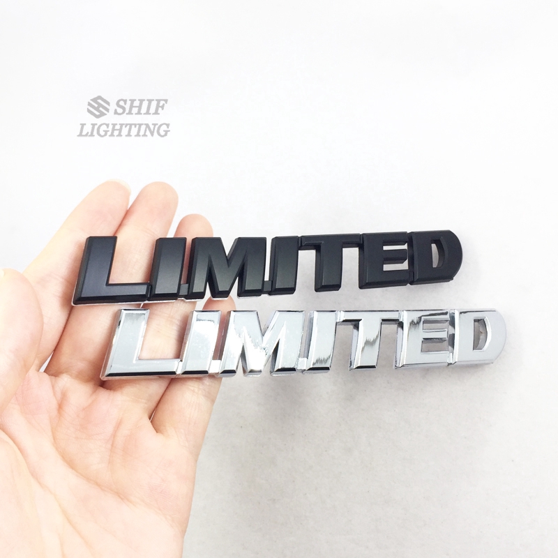 1 X Metal LIMITED Letter Logo Car Auto Side Fender Rear Emblem Badge Sticker Decal For Universal