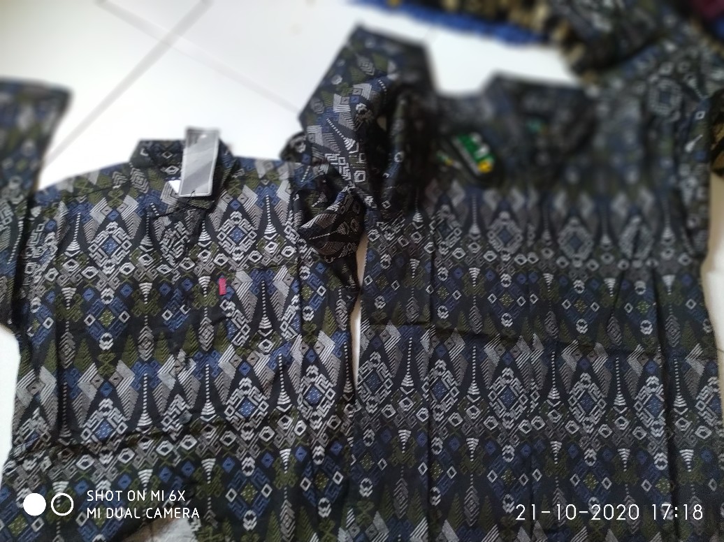 Waryulion Baju Batik Anak Lengan Panjang | Batik Anak Terbaru | Kemeja Batik Anak