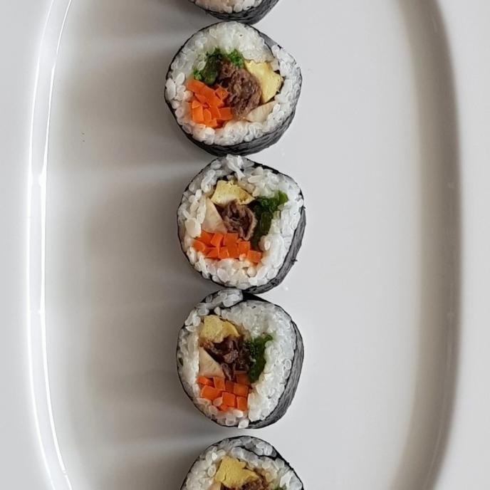 

Gimbab Kimbab Kimbap Korean Sushi Made In Real Korea Chef Ready