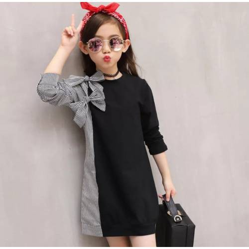 DRESS ANAK PEREMPUAN VARIASI PITA // DRESS ANAK CEWEK BLACK // DRESS KIDS // BAJU ANAK CEWEK CANTIK