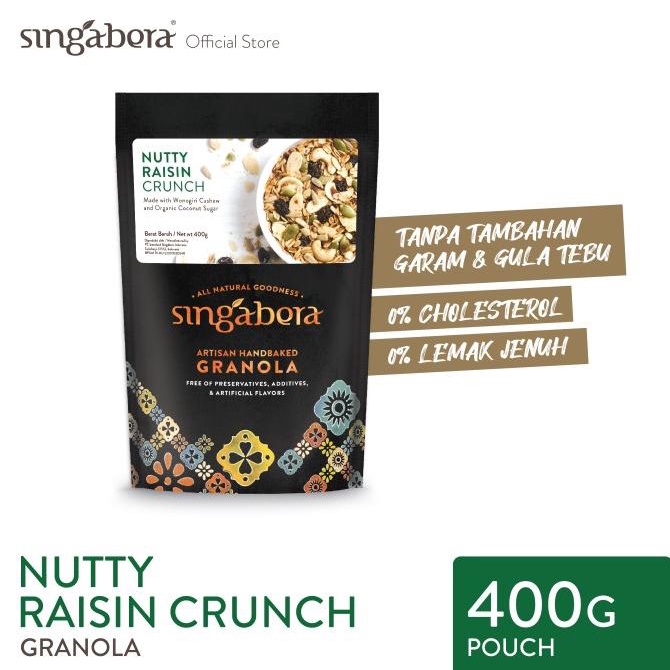 

:::::::] Singabera Granola / Nutty Raisin Crunch (Kismis/Original) - 400g