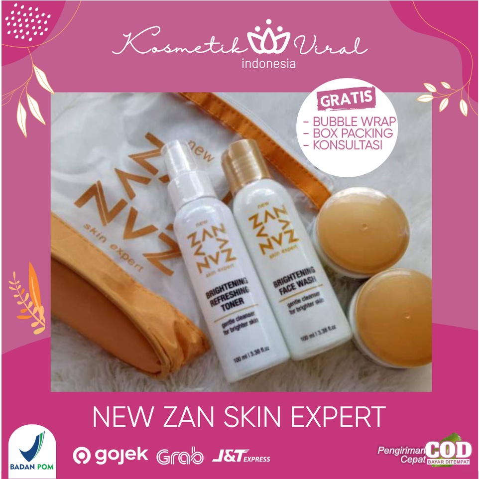 {BISA COD} New Zan Skin Expert - Paket Glow & Acne