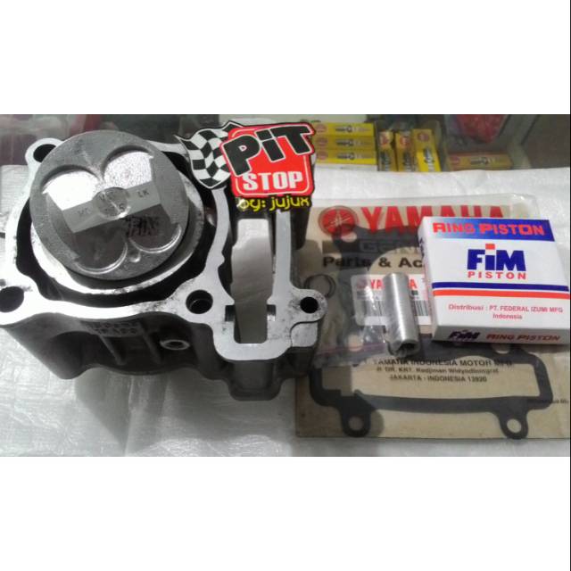 Bore up jupiter mx 150cc piston dome fim
