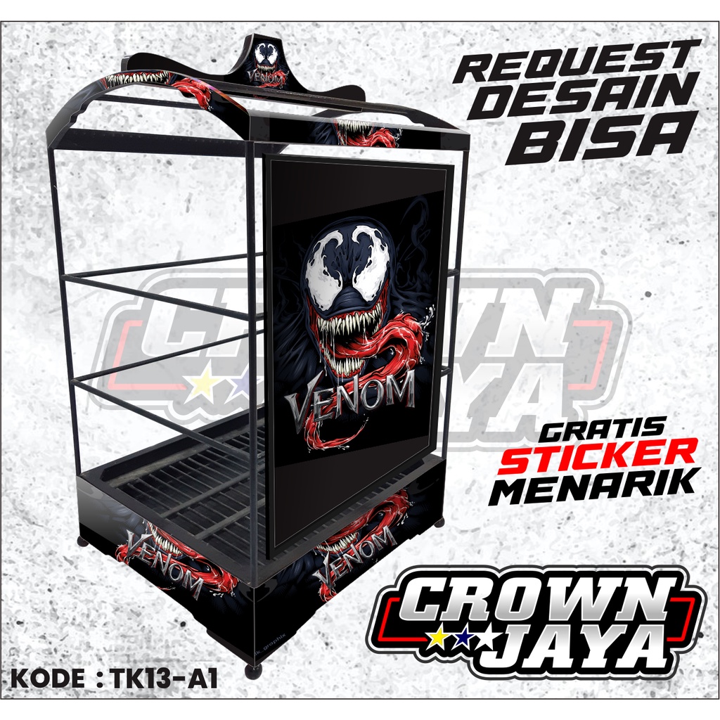 STIKER DECAL SANGKAR EBOD JAYA SANGKAR KACER - STICKER SANGKAR KOTAK KENARI - KODE TK