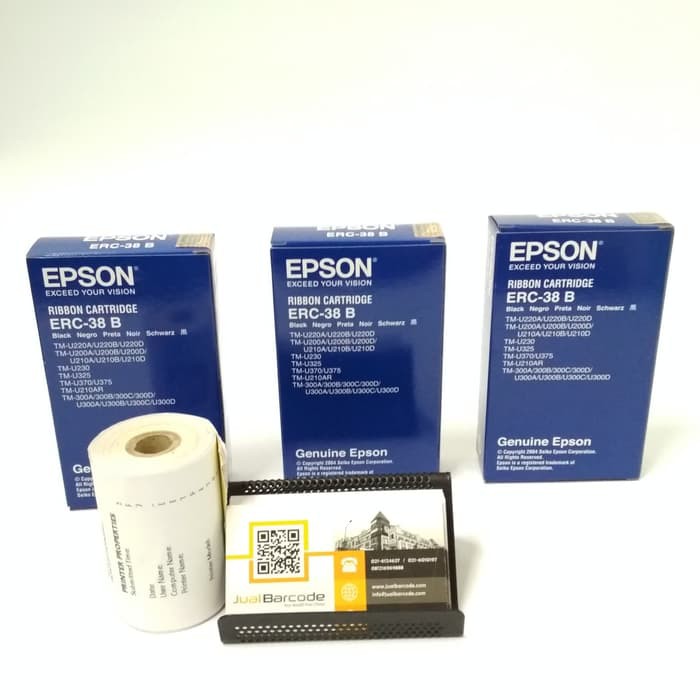 

CARTRIDGE PITA RIBBON PRINTER KASIR EPSON TMU 220 - ERC-38 B BLACK ORI