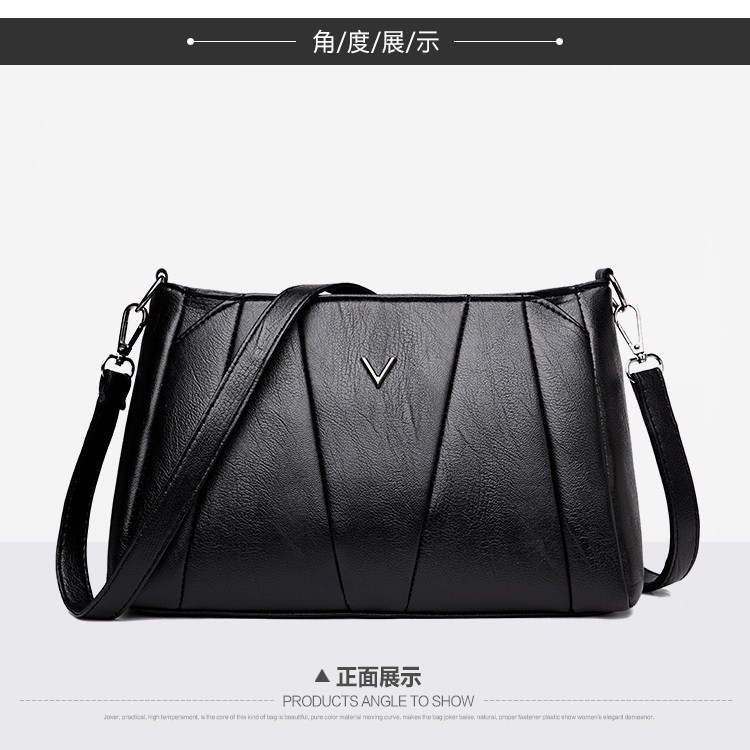 TAS SELEMPANG WANITA KULIT DEYAN TA136B5 HITAM IMPORT KOREA ORI MURAH KERJA SLING BAG FASHION BATAM