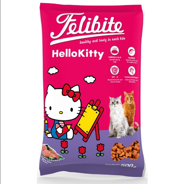 Makanan Kucing Dryfood Felibite 500gr