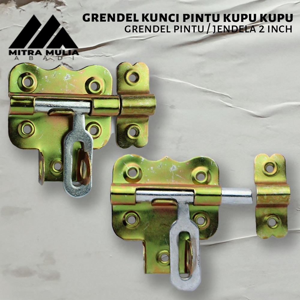 Grendel Slot Pintu Gudang 2 Inci Barrel Bolt