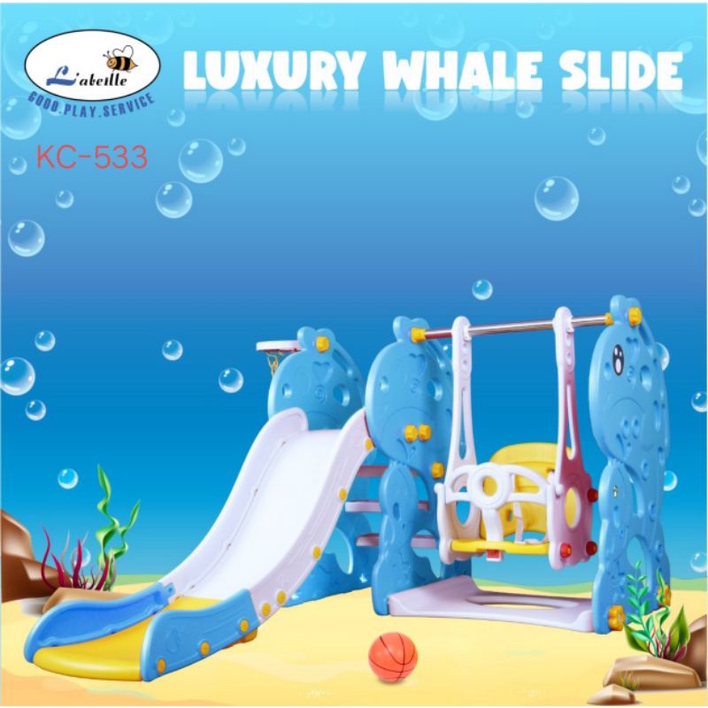 Labeille Perosotan anak Luxury Whale Slide KC-533