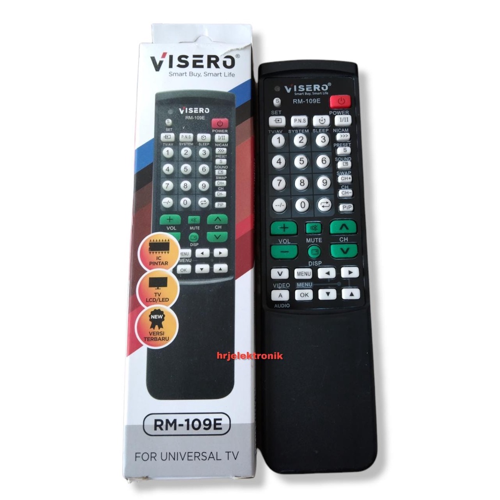REMOT REMOTE TV REMOTE TV C VISION  MULTI UNIVERSAL C VISION RC-109E+