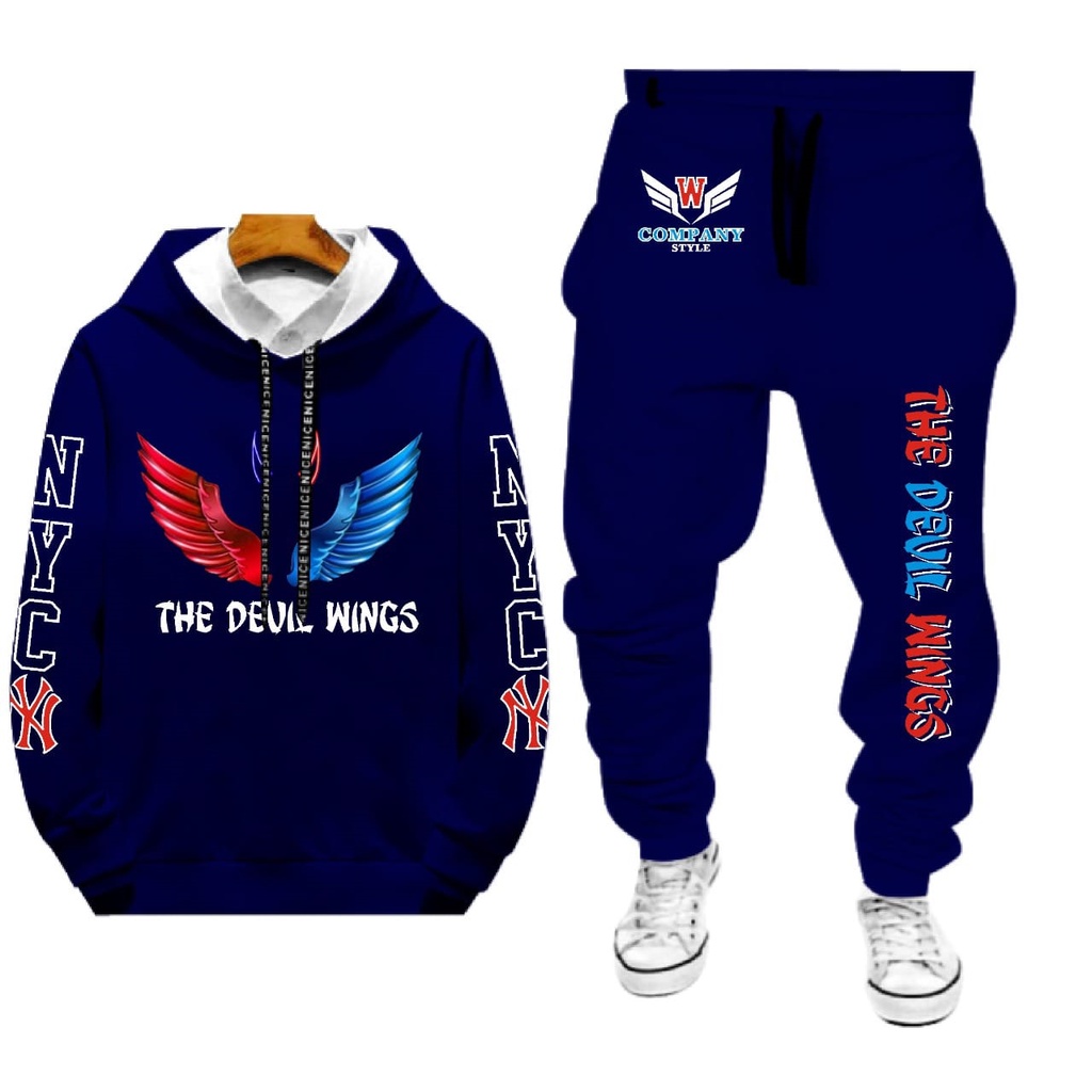 STELAN 1 SET SWEATER DAN CELANA WINGS