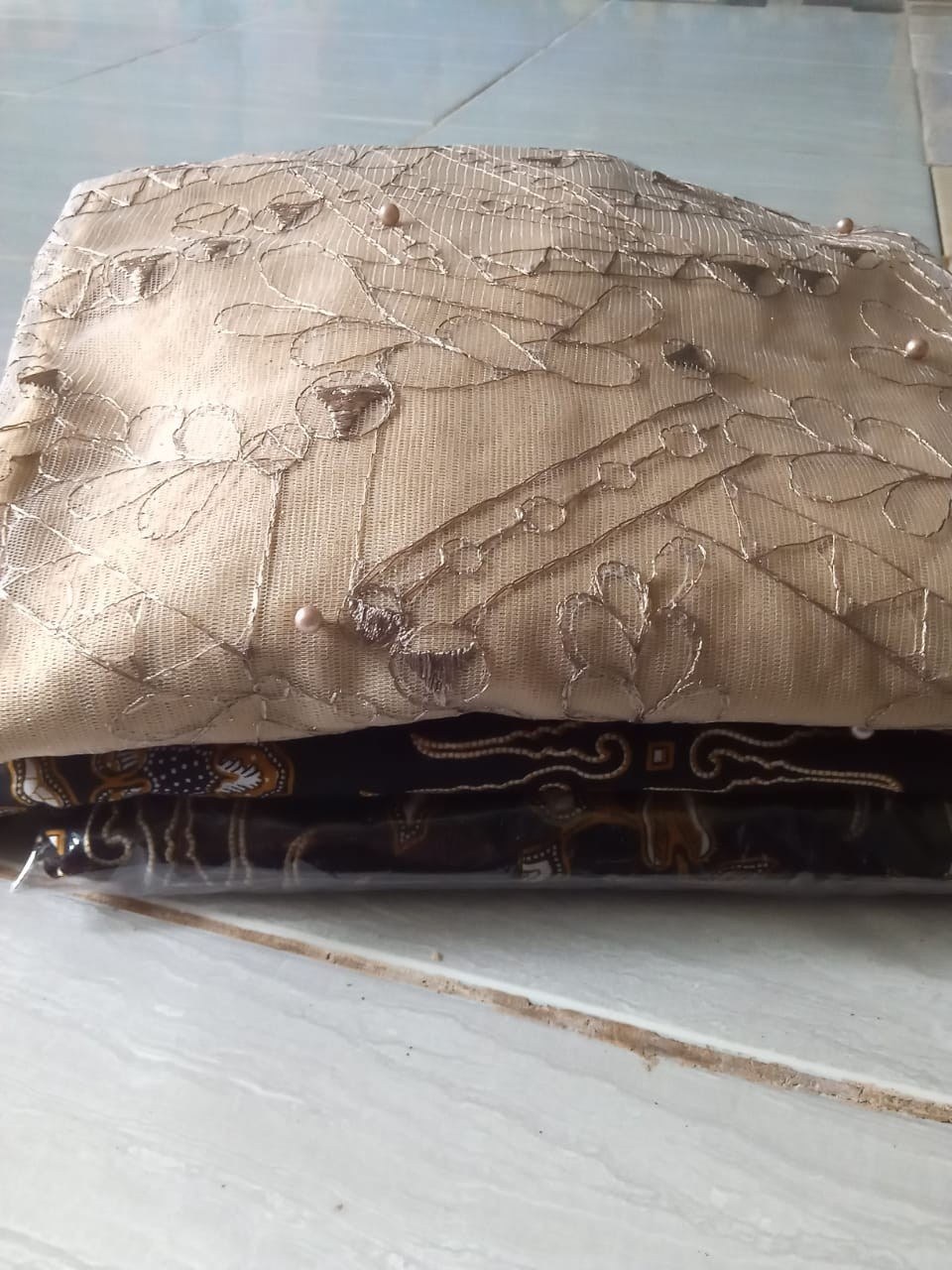 Maura Couple - Sania Ruffle Batik Couple Ori Ndoro Jowi Dnt Garansi- Set Cp Parang Melati Tunik Tali