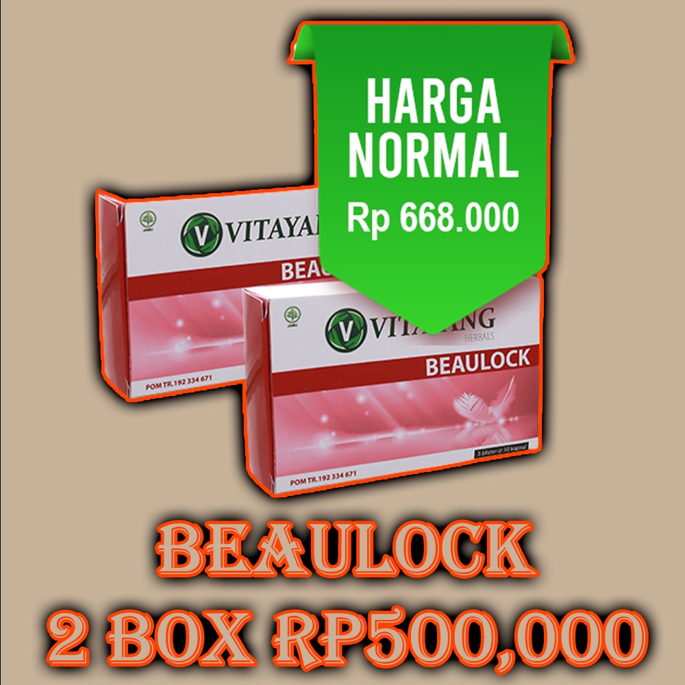 Disc 20% Vitayang Beaulock Promo Terbatas KK Indonesia Original Mengembalikan Kekencangan Kulit