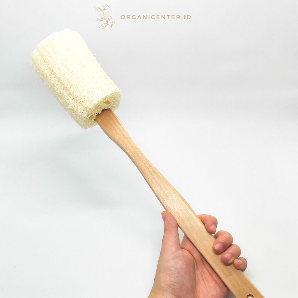 Sikat Punggung Loofah Back Brush Natural Eco Friendly Alami Ramah Lingkungan Eksfoliasi Gosok