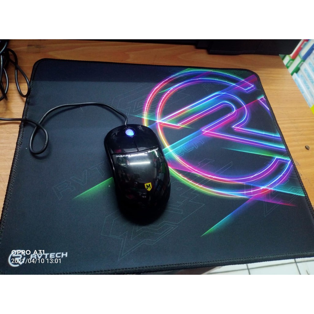 MOUSE PAD GAMING RV-TECH MEDIUM FLACON JAHIT PINGGIR 295X250X2MM TATAKAN MOUSE GAMING MURAH