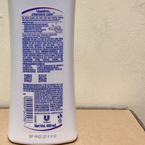 vaseline intensive care advanced strength 400ml