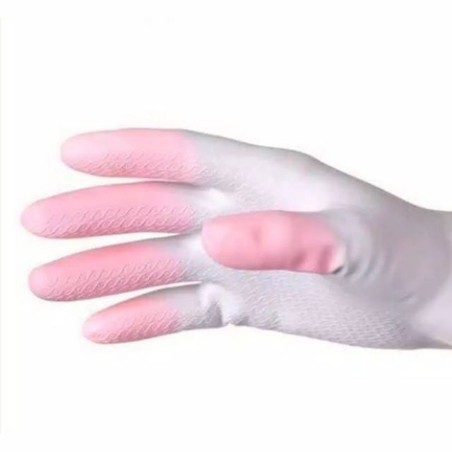 Sarung Tangan Karet Cuci Piring Anti Air Rubber Glove