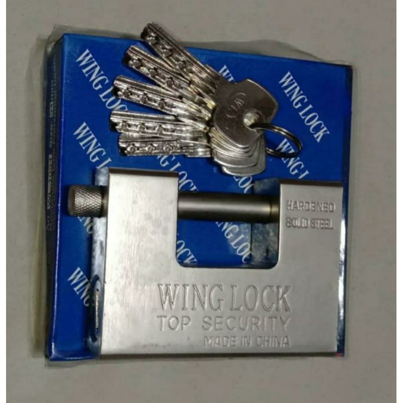 UK.94mm . Kunci , Gembok , Jumbo , Gembok , Pagar , Rumah , Wing lock